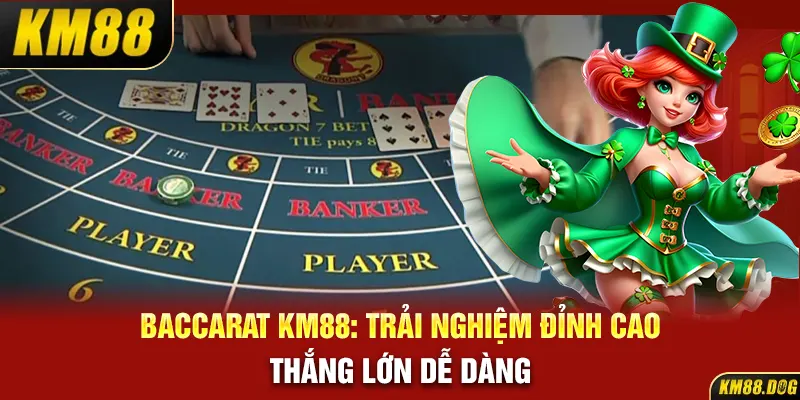 Baccarat KM88: Trải Nghiệm Đỉnh Cao, Thắng Lớn Dễ Dàng